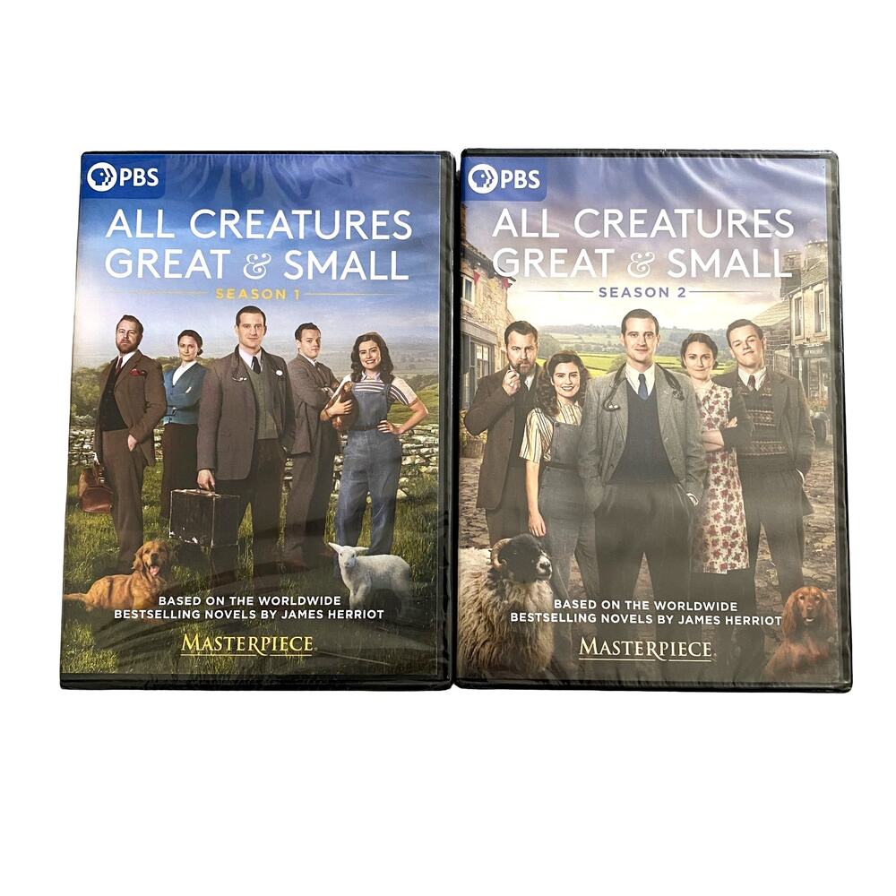 NWT All Creatures Great & Small PBS Masterpiece Seasons 1 & 2 DVD Set
